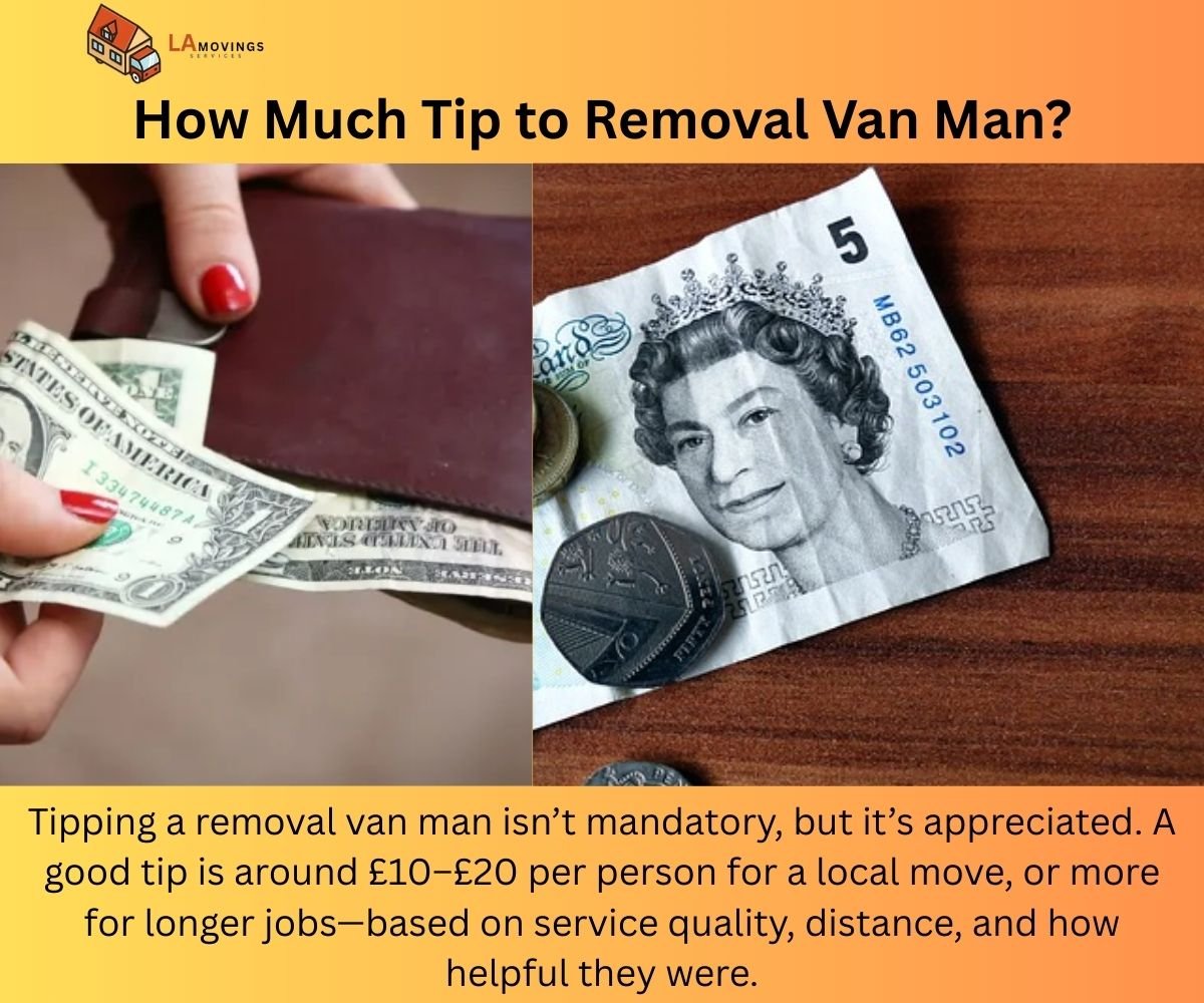 How Much Tip to Removal Van Man